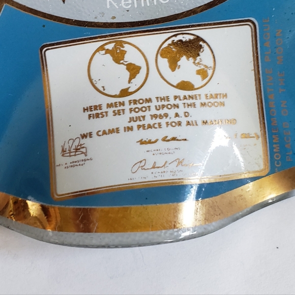 Kennedy Space Center Souvenier Glass Bowl - Picture 3 of 3